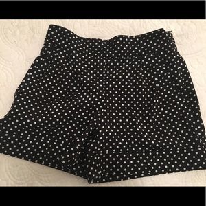 Polka Dot Black suit shorts